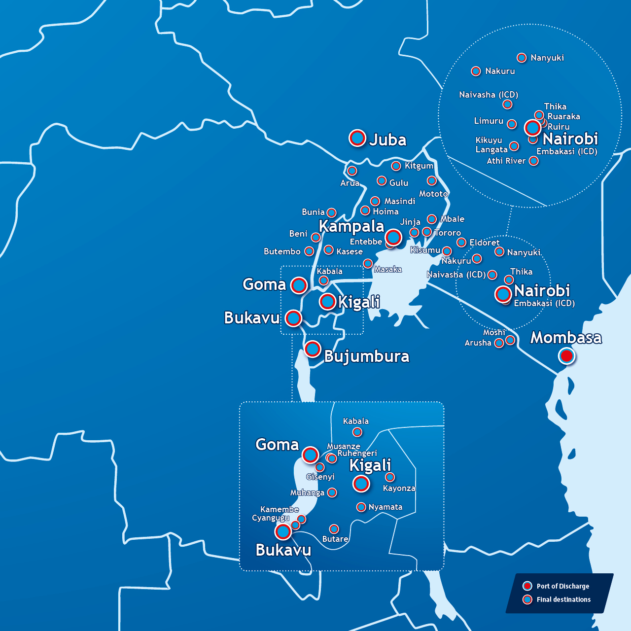 Inland Mombasa Connections
