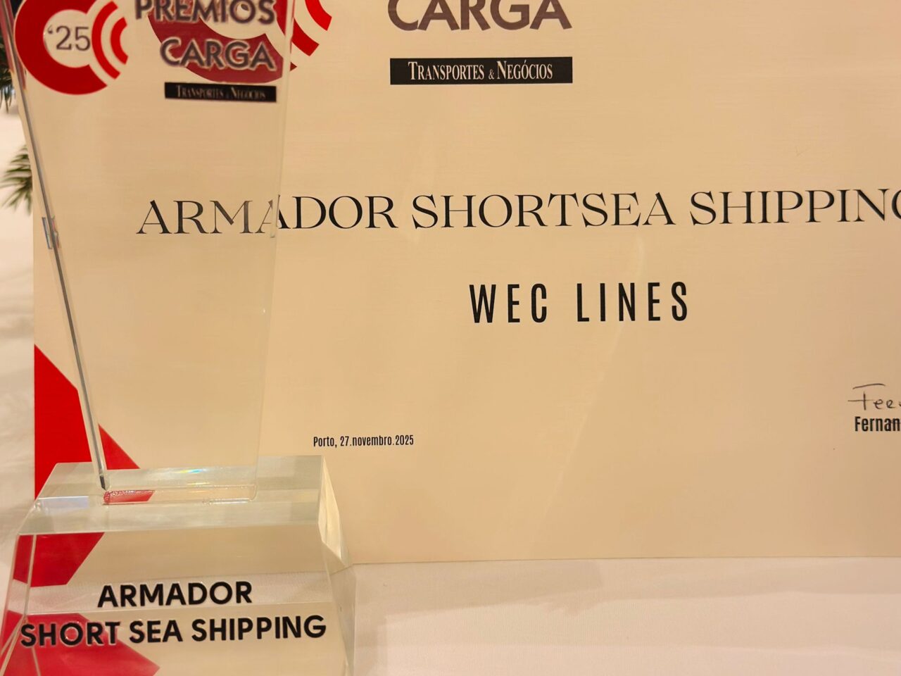 Transportes & Negócios Award 2025