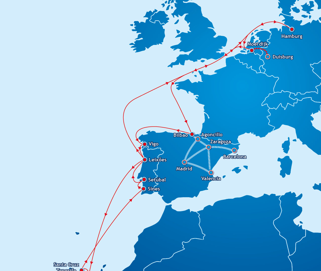 Map of NWC CAI service